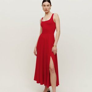 Reformation Allison Dress (Cherry) Medium